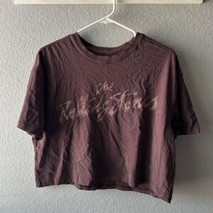 The Rolling Stones Women's Dark Purple Tee